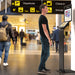 Premium Graphic Sign Floor Stand with Security Enclosure CTA DIGITAL
