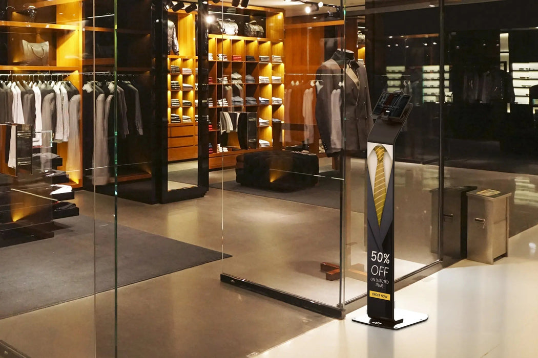 Premium Heavy Duty Floorstand with Security Holder for OtterBox uniVERSE Series Cases CTA DIGITAL