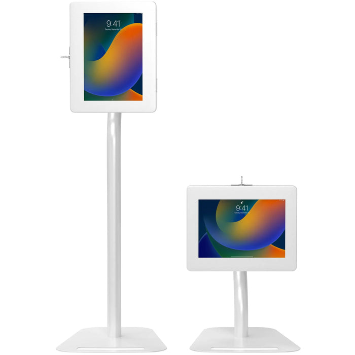 Premium Height-Adjustable Floor-to-Desk Security Kiosk CTA