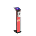 Premium Locking Floor Stand Kiosk w/ Graphic Card Slot & Automatic Soap Dispenser CTA