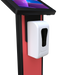 Premium Locking Floor Stand Kiosk w/ Graphic Card Slot & Automatic Soap Dispenser CTA