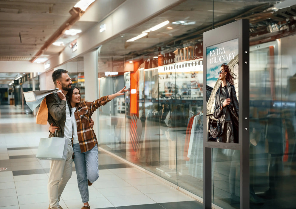  Premium Outdoor Floor Stand for 55" Displays CTA DIGITAL