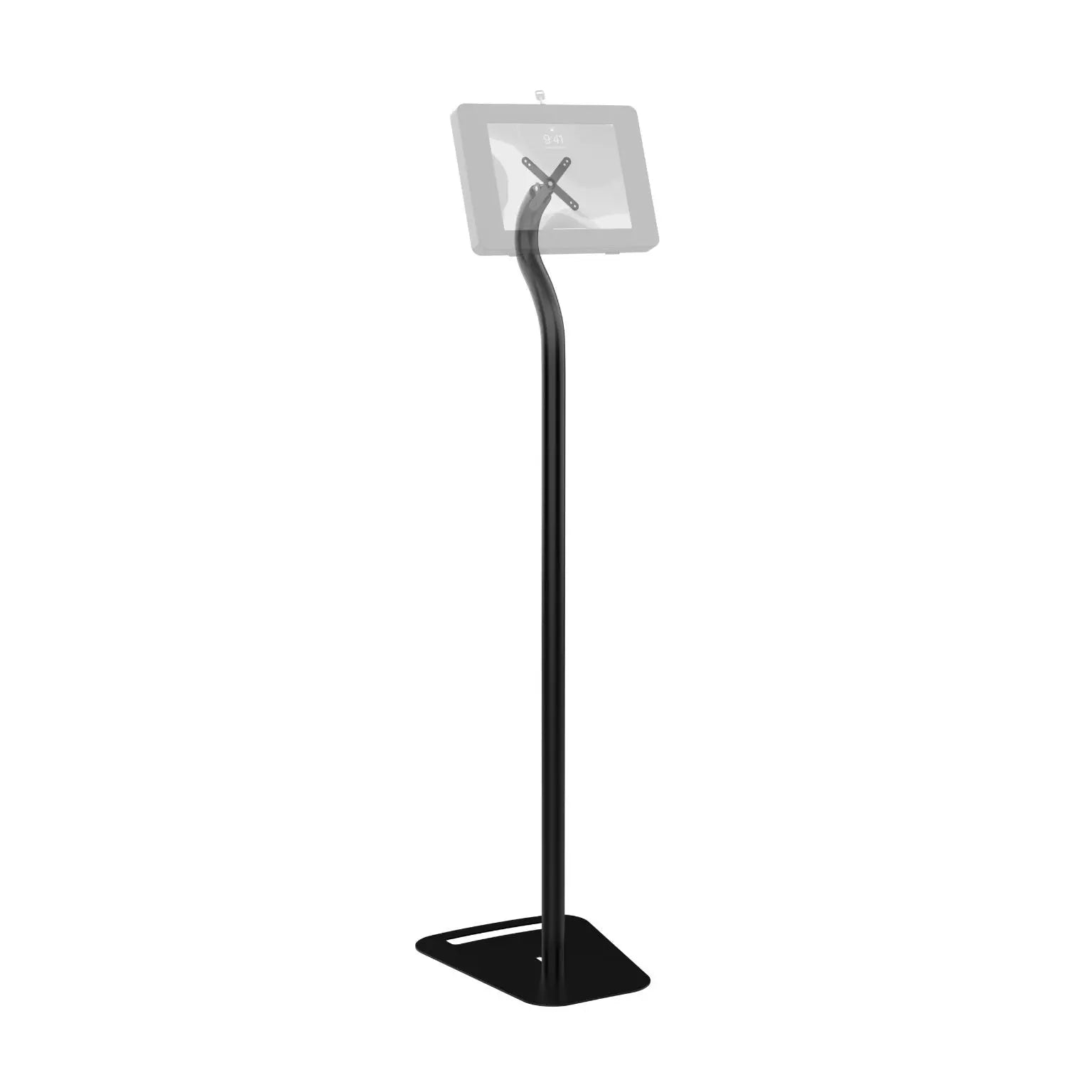 Premium Security Swan Neck Floor Stand with VESA Plate