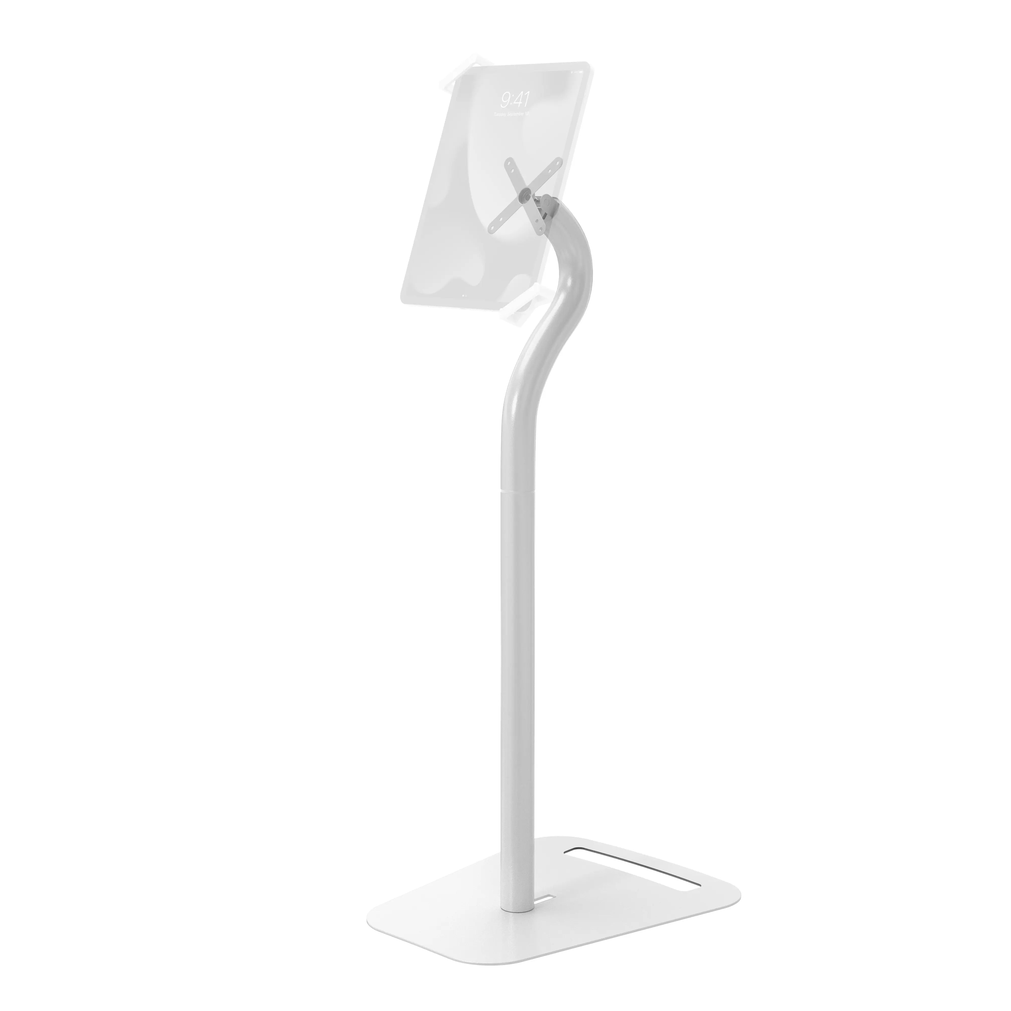 Premium Security Swan Neck Floor Stand with VESA Plate