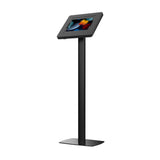 Premium Thin Profile Floor Stand with Large Universal Security Enclosure