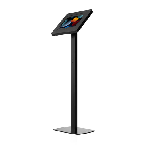 Premium Thin Profile Floor Stand w/ Large Universal Security Enclosure CTA DIGITAL