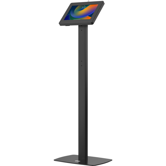 Premium Thin Profile Floor Stand with Security Enclosure