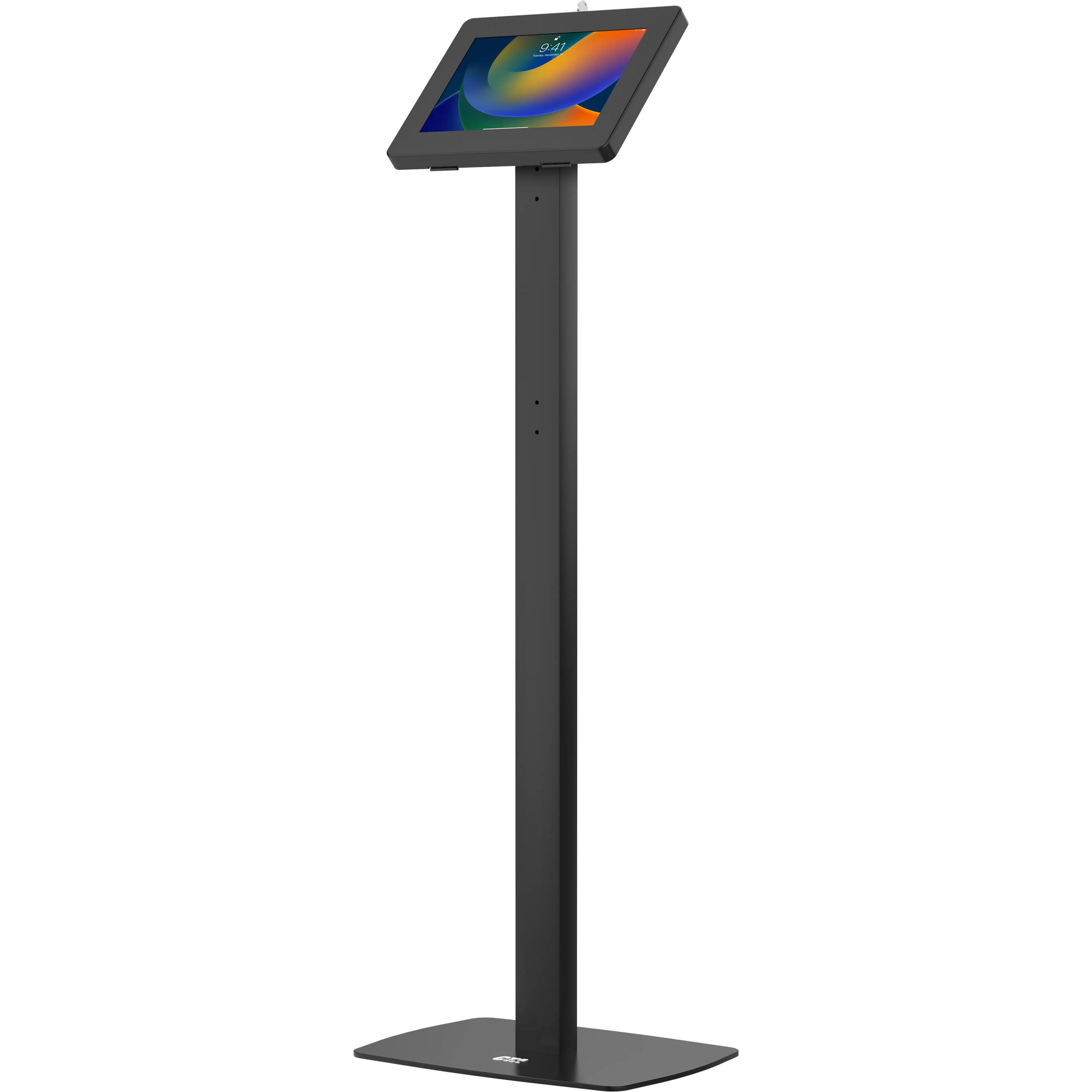 Premium Thin Profile Floor stand with Security Enclosure - CTA DIGITAL