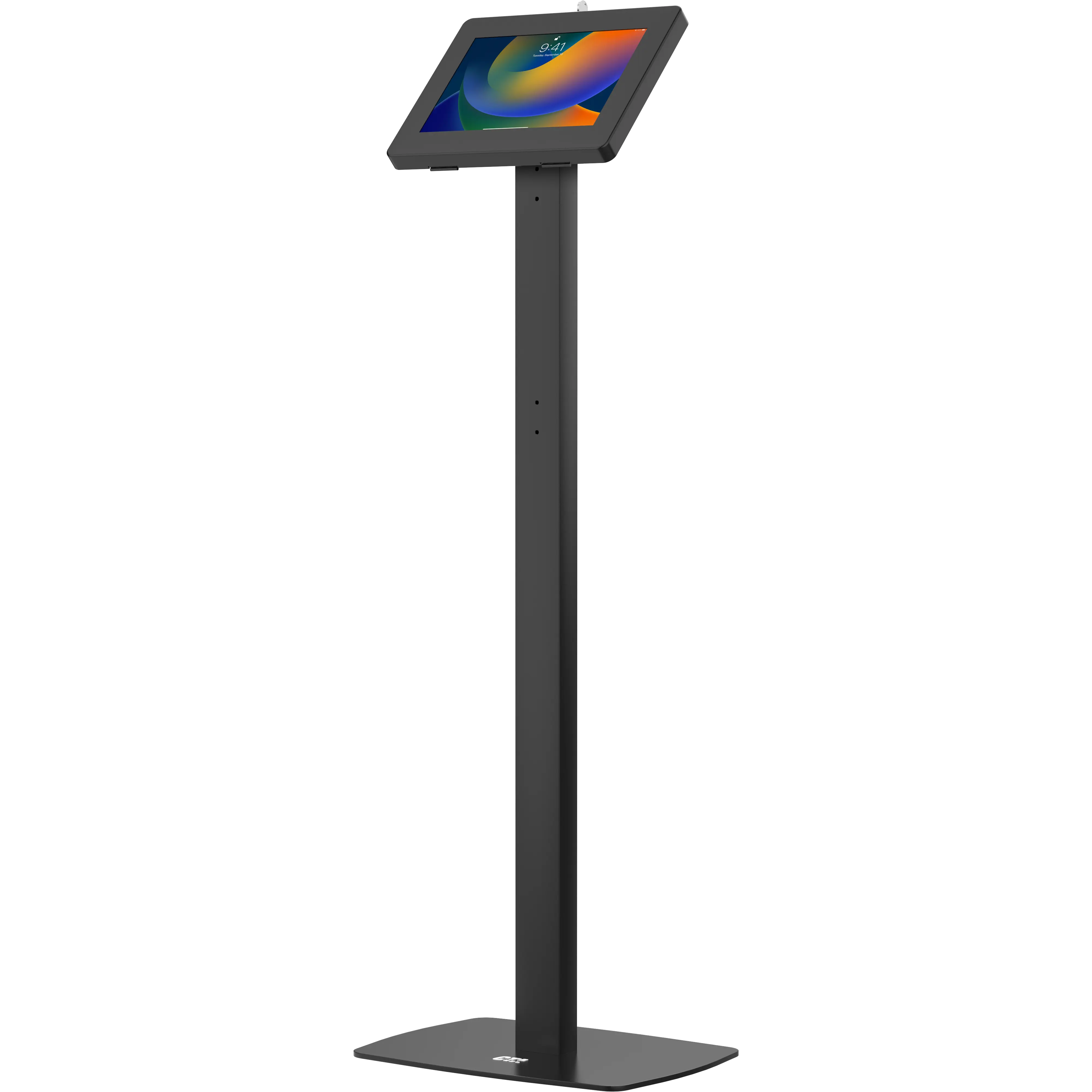 Premium Thin Profile Floor stand with Security Enclosure - CTA DIGITAL