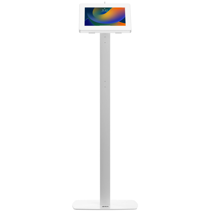Premium Thin Profile Floor stand with Security Enclosure - CTA DIGITAL