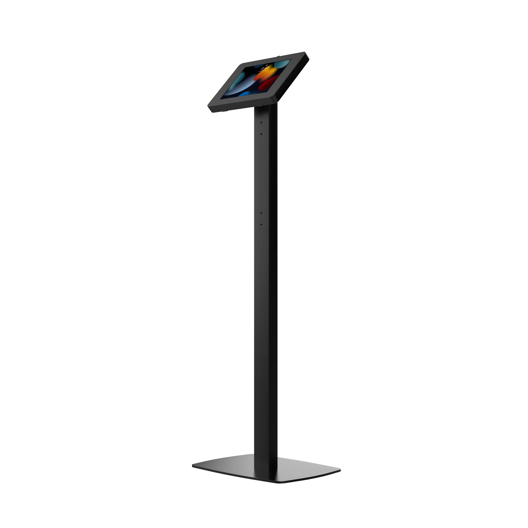 Premium Thin Profile Floor stand with Security Enclosure - CTA DIGITAL