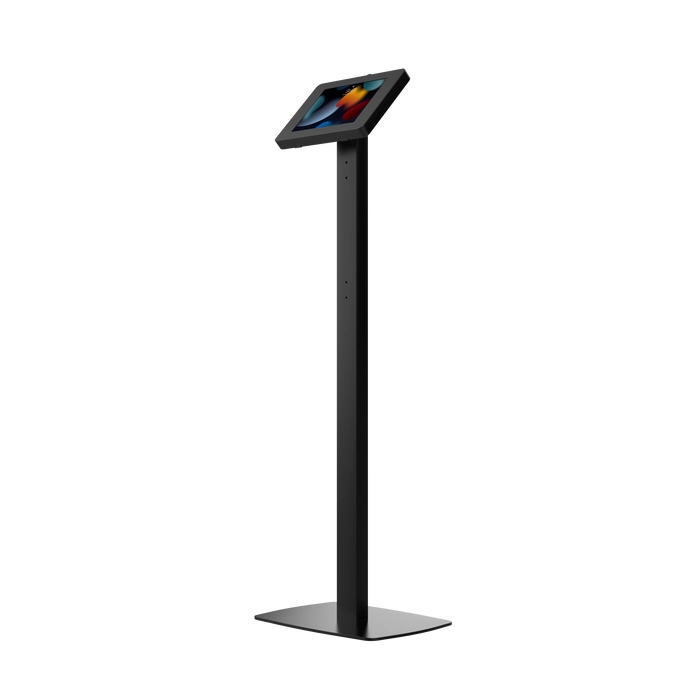 Premium Thin Profile Floor stand with Security Enclosure - CTA DIGITAL