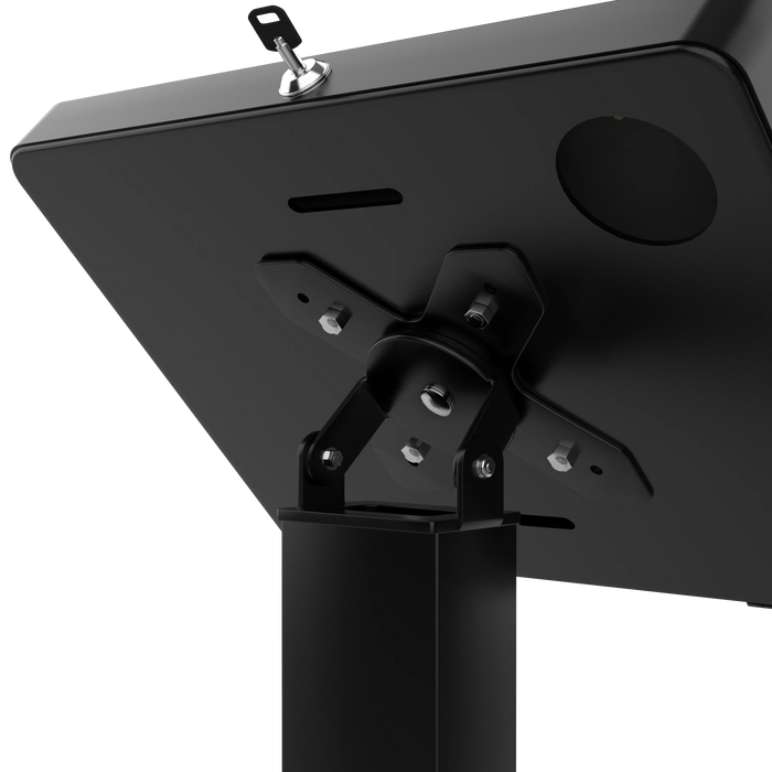 Premium Thin Profile Floor stand with Security Enclosure - CTA DIGITAL