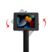 Premium Thin Profile Floor stand with Security Enclosure - CTA DIGITAL