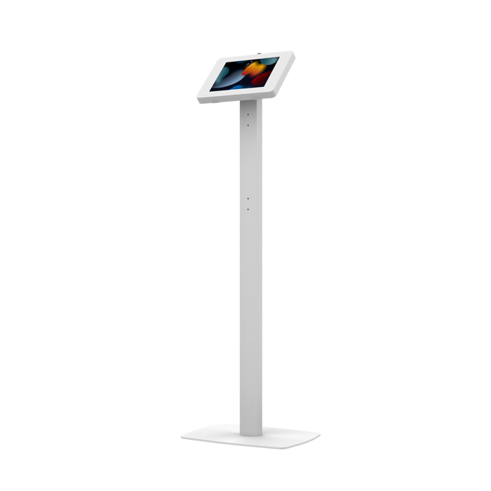 Premium Thin Profile Floor stand with Security Enclosure - CTA DIGITAL