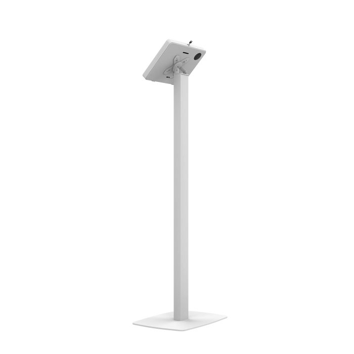Premium Thin Profile Floor stand with Security Enclosure - CTA DIGITAL