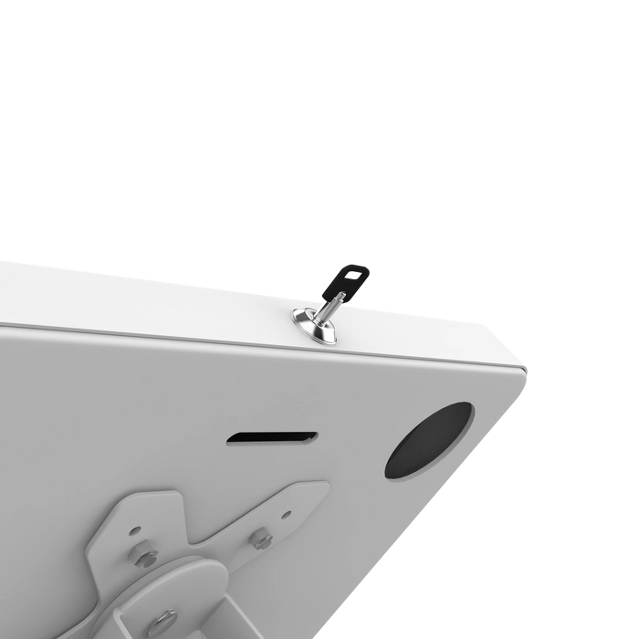 Premium Thin Profile Floor stand with Security Enclosure - CTA DIGITAL