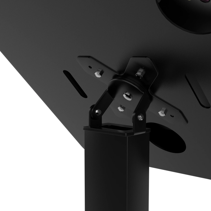 Premium Thin Profile Floor stand with Security Enclosure - CTA DIGITAL