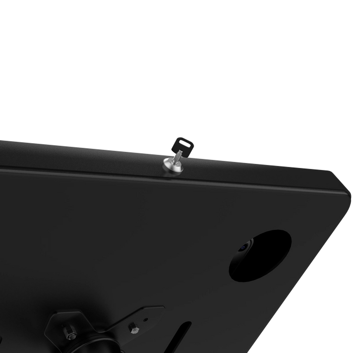 Premium Thin Profile Floor stand with Security Enclosure - CTA DIGITAL