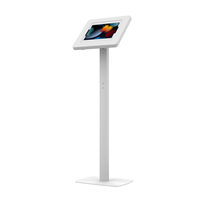 Premium Thin Profile Floor stand with Security Enclosure - CTA DIGITAL