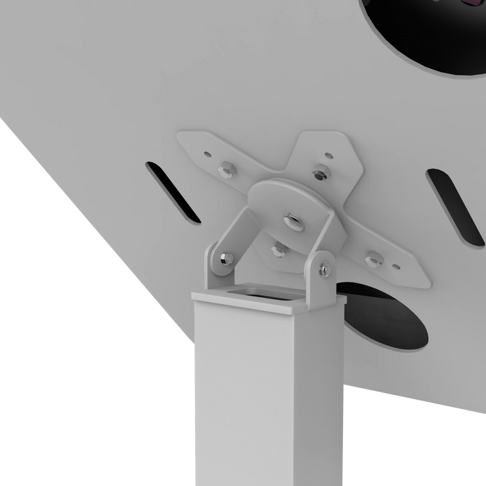 Premium Thin Profile Floor stand with Security Enclosure - CTA DIGITAL