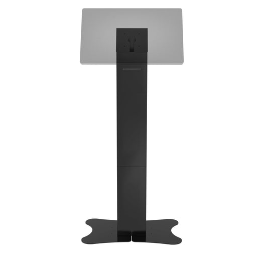 Premium VESA Compatible Floor Stand Kiosk with Enclosed Printer Storage & Cable Management CTA DIGITAL