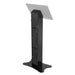 Premium VESA Compatible Floor Stand Kiosk with Enclosed Printer Storage & Cable Management CTA DIGITAL