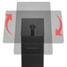 Premium VESA Compatible Floor Stand Kiosk with Enclosed Printer Storage & Cable Management CTA DIGITAL