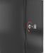 Premium VESA Compatible Floor Stand Kiosk with Enclosed Printer Storage & Cable Management CTA DIGITAL