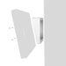 Premium VESA Wedge and Outlet / PoE Cover Add-On for Tablets CTA DIGITAL