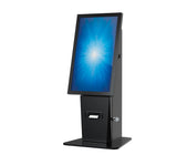 Pro Self-Service Desk Stand with Printer Bay and Device Storage