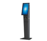 Pro Self-Service Kiosk Floor Stand with Printer Bay and Device Storage