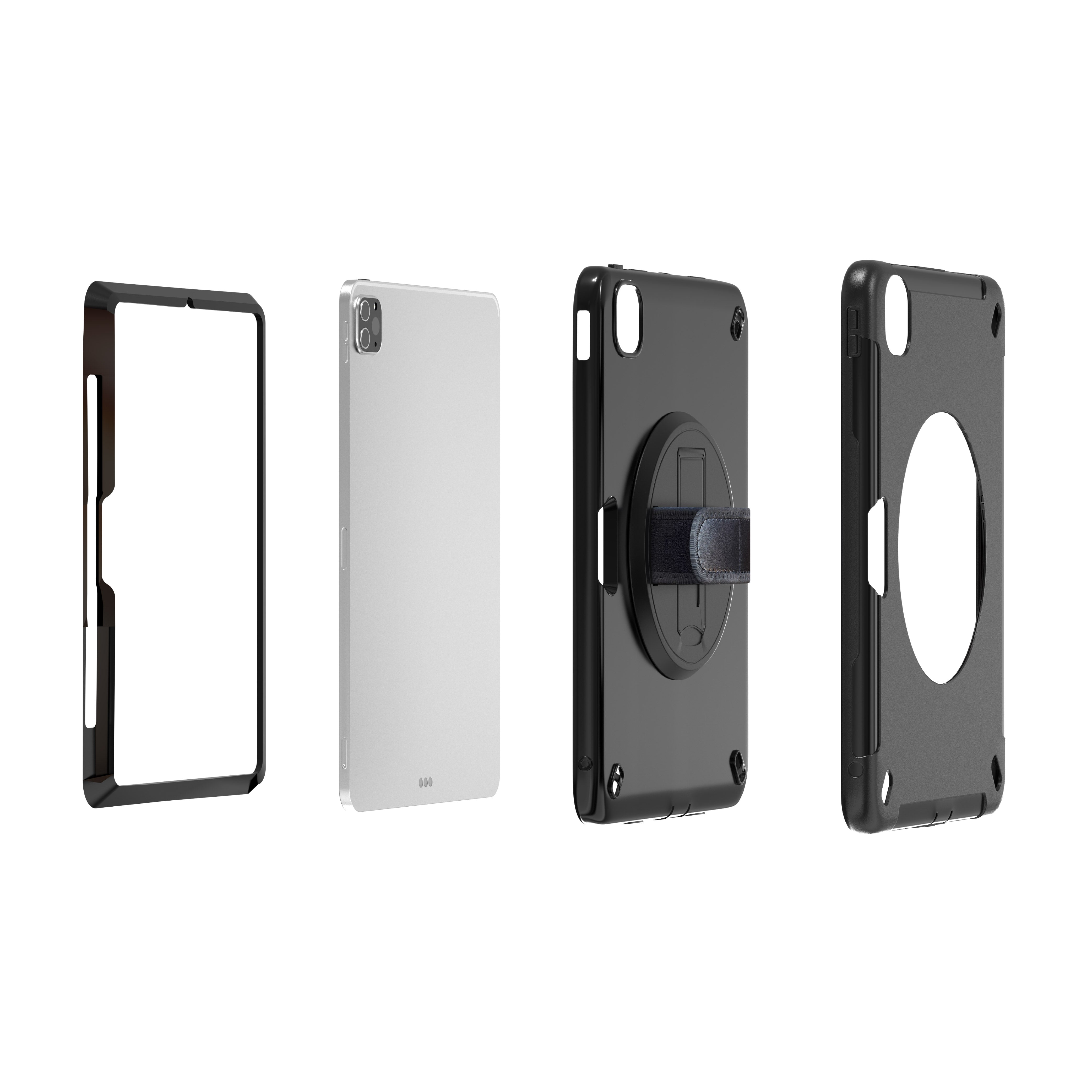 Protective Case with Build in 360° Rotatable Grip Kickstand