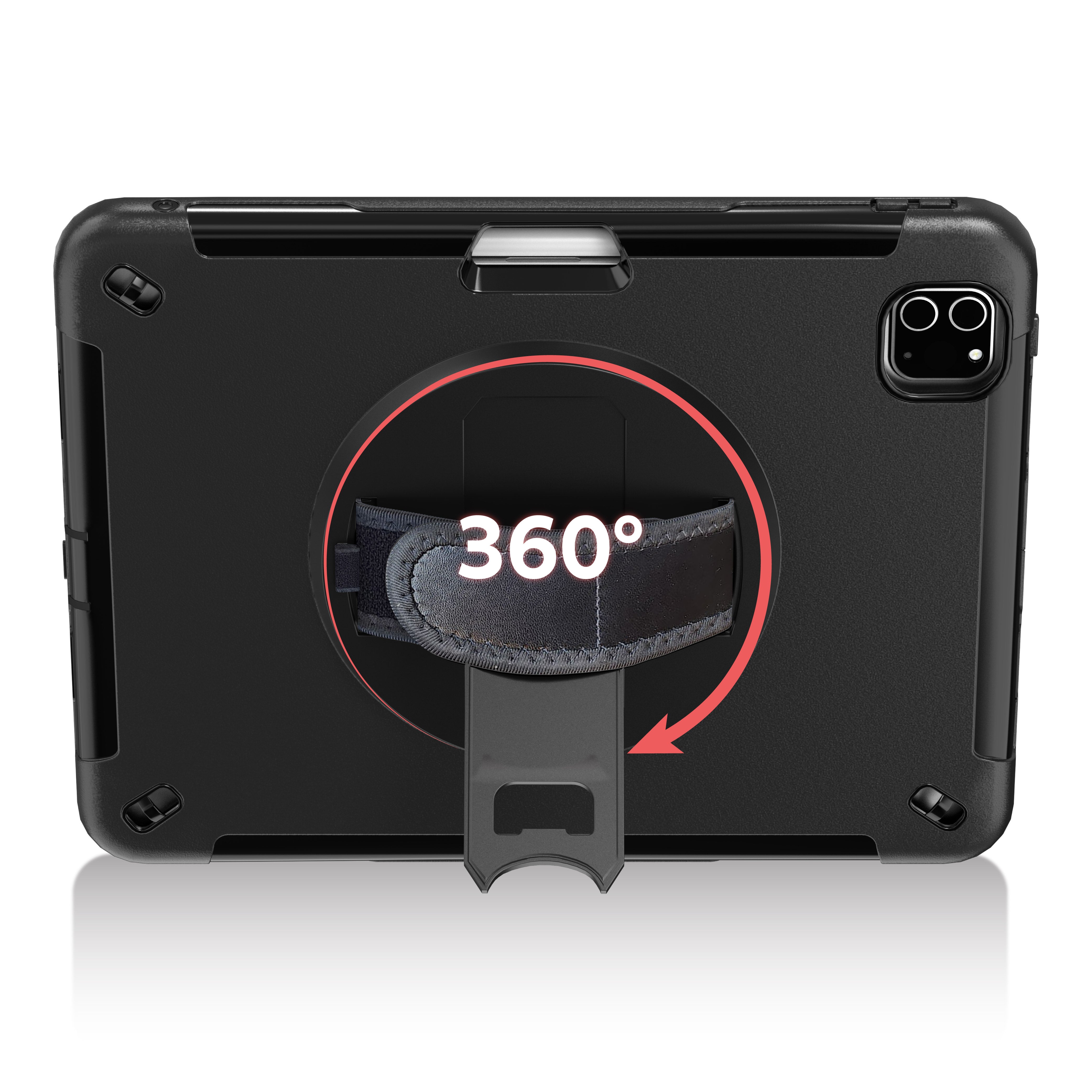 Protective Case with Build in 360° Rotatable Grip Kickstand