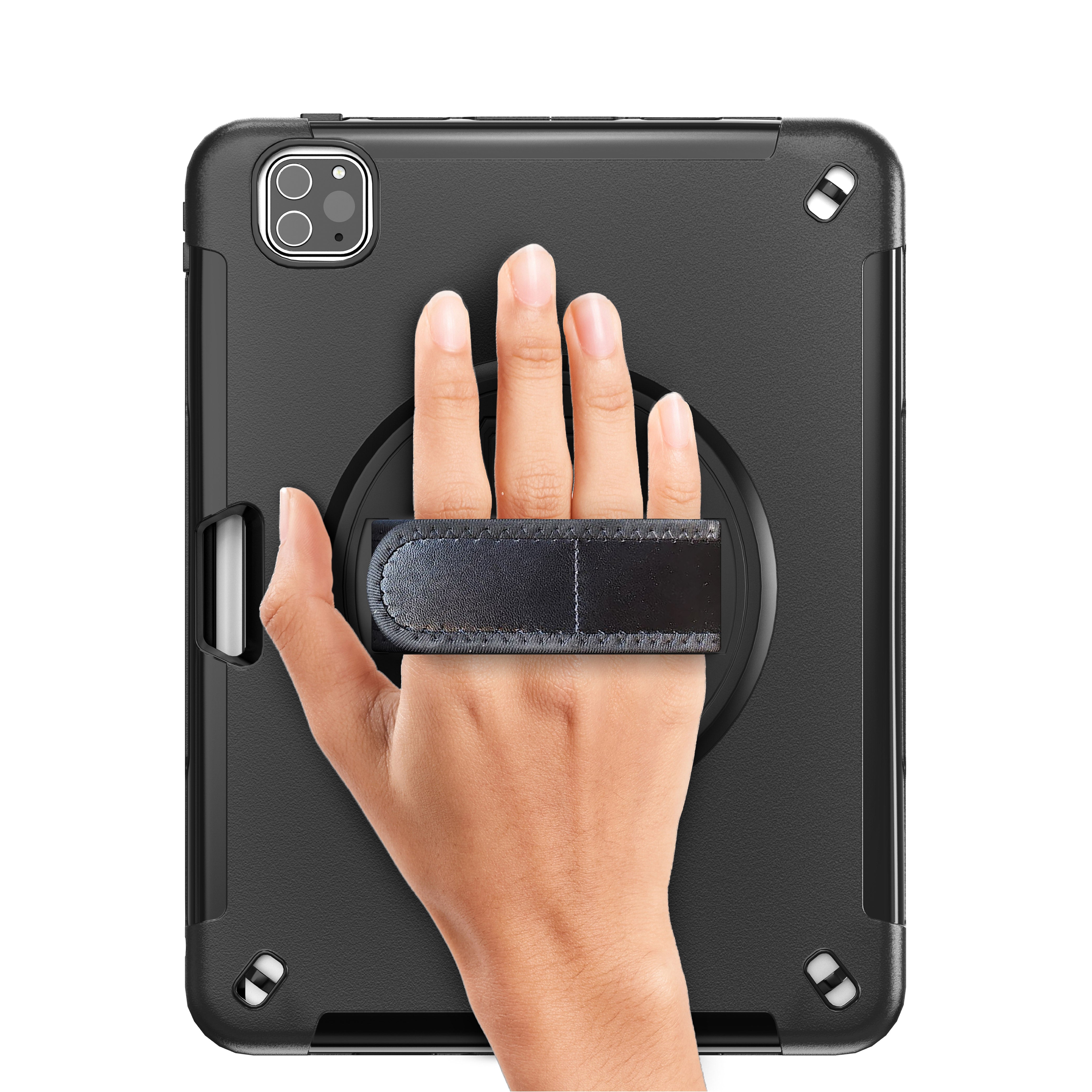 Protective Case with Build in 360° Rotatable Grip Kickstand