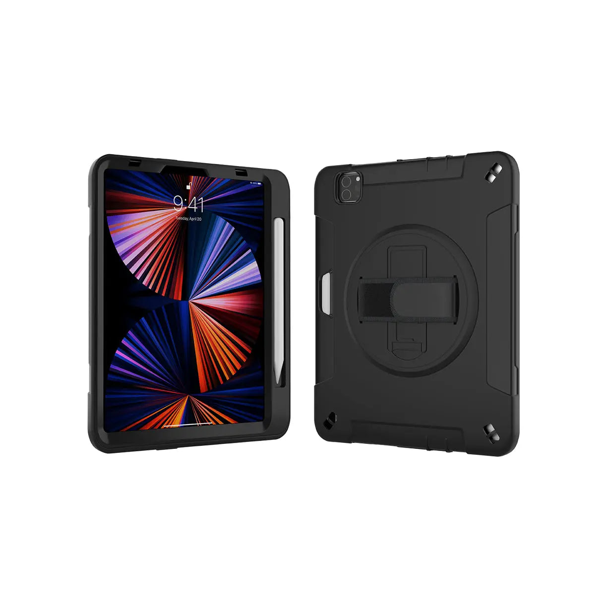 Protective Case with Built-in 360° Rotatable Grip Kickstand