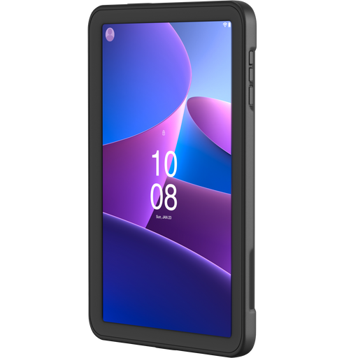 75 Char.: Protective Case with Hand Strap Grip for Lenovo M8 Gen 4 CTA DIGITAL