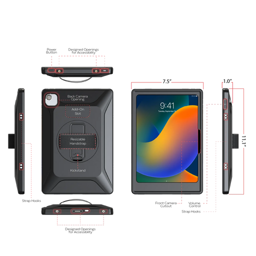 Protective Pogo Charging Case for iPad 10.9" 10th Generation or iPad 11 (A16) CTA DIGITAL