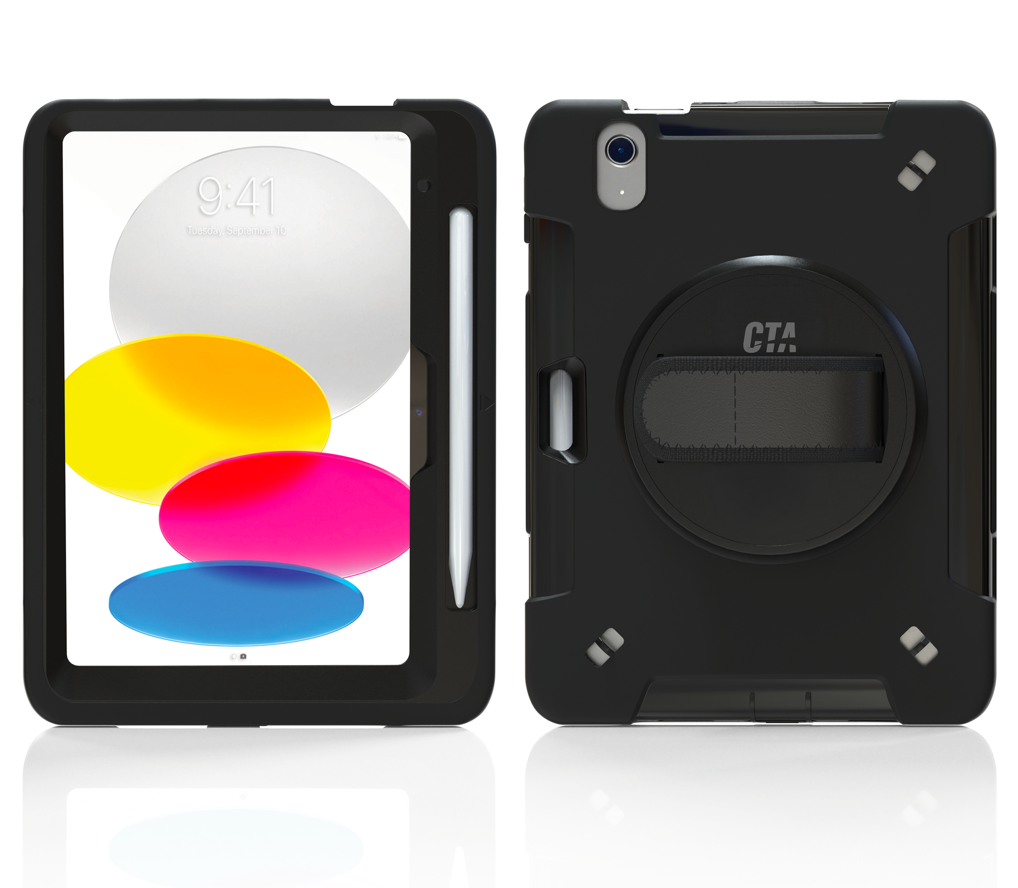 Protective Tablet Case with Built-in 360° Rotatable Grip CTA DIGITAL
