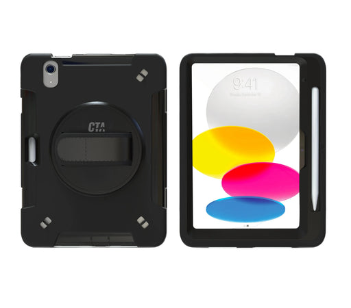 Protective Tablet Case with Built-in 360° Rotatable Grip Kickstand CTA DIGITAL