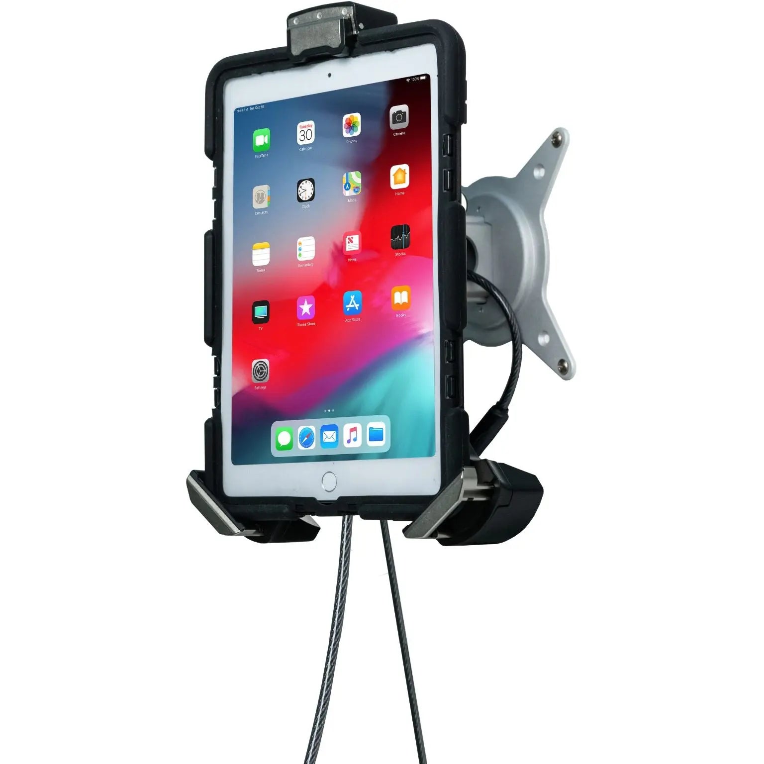 Tri-Grip Tablet Security Clasp w/ Quick-Connect VESA Mount