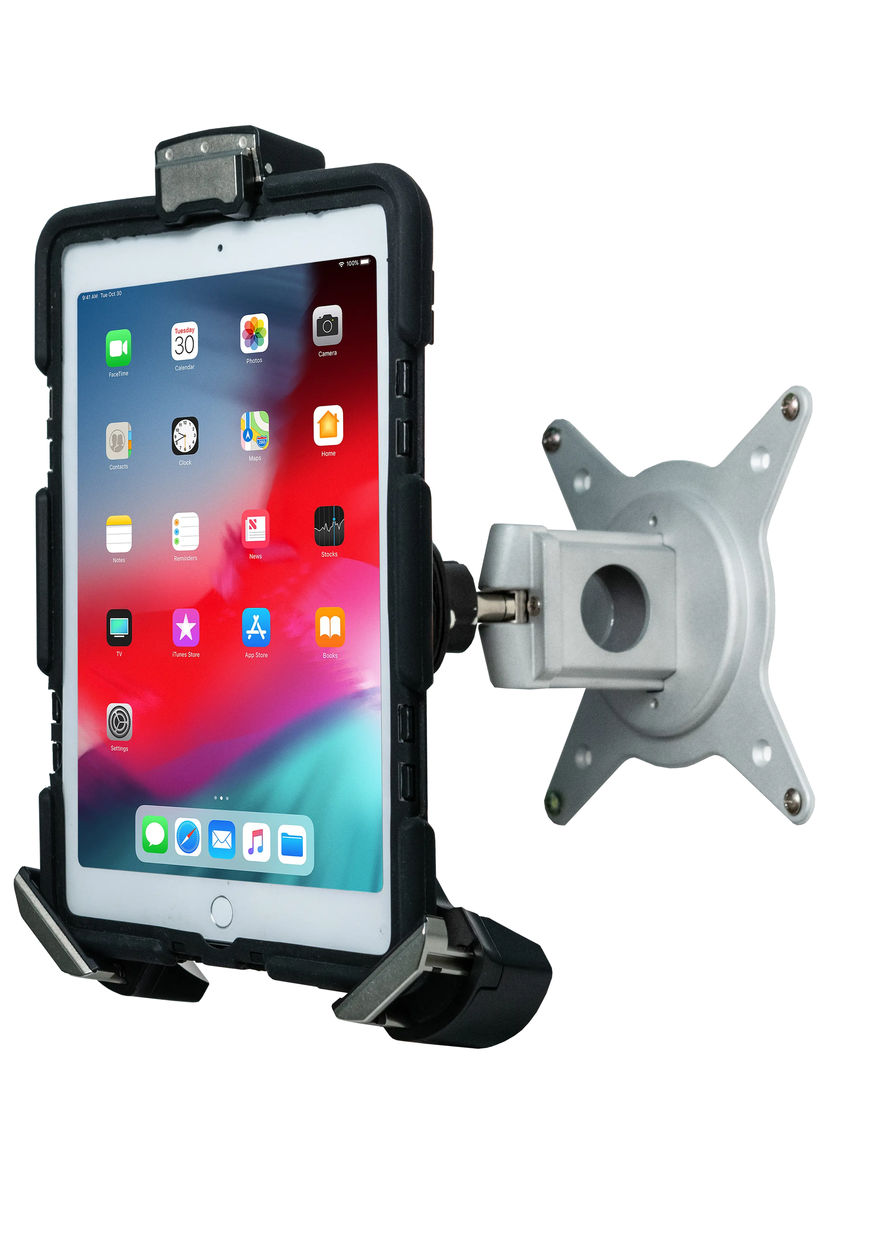 Tri-Grip Tablet Security Clasp w/ Quick-Connect VESA Mount