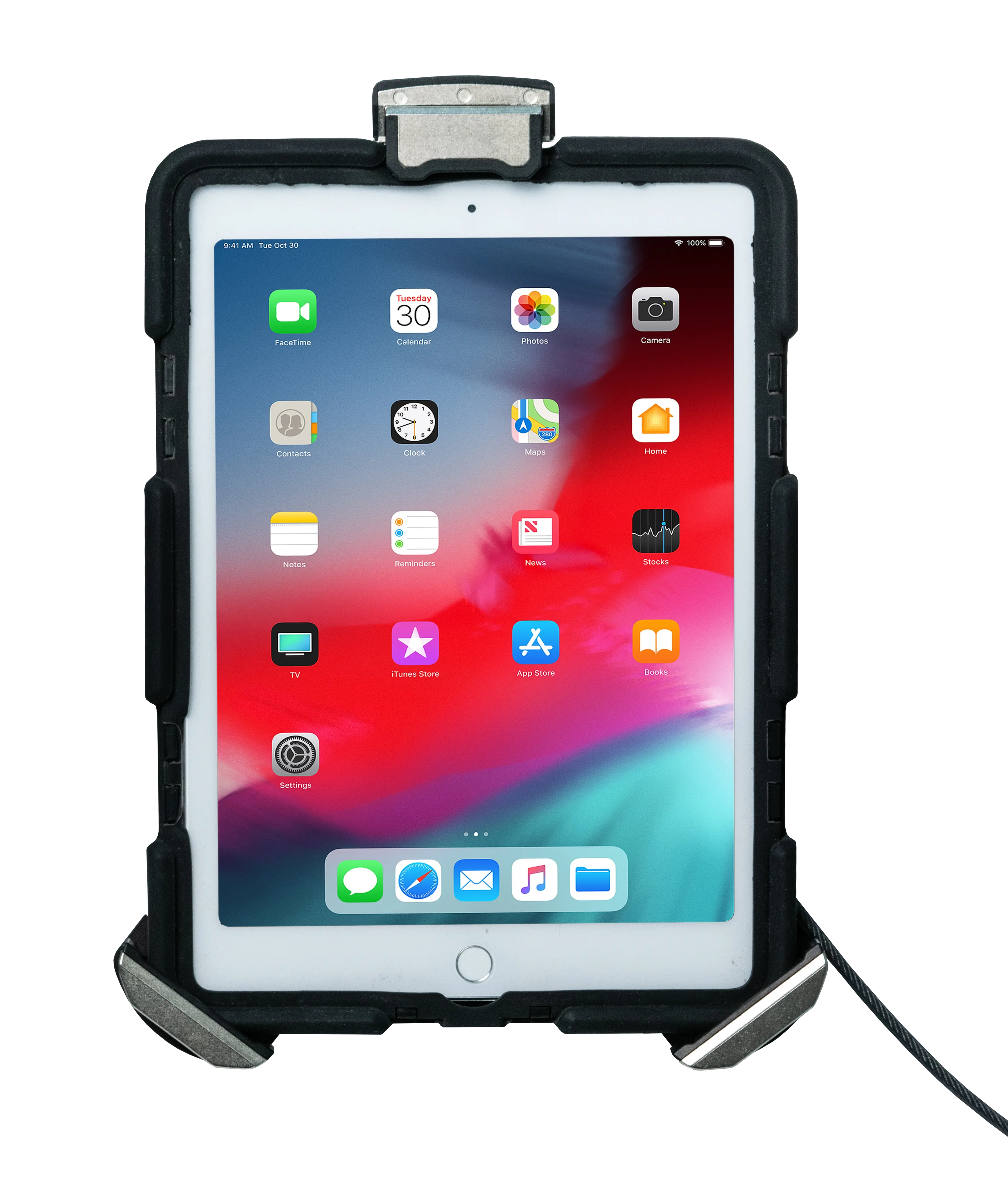 Tri-Grip Tablet Security Clasp w/ Quick-Connect VESA Mount