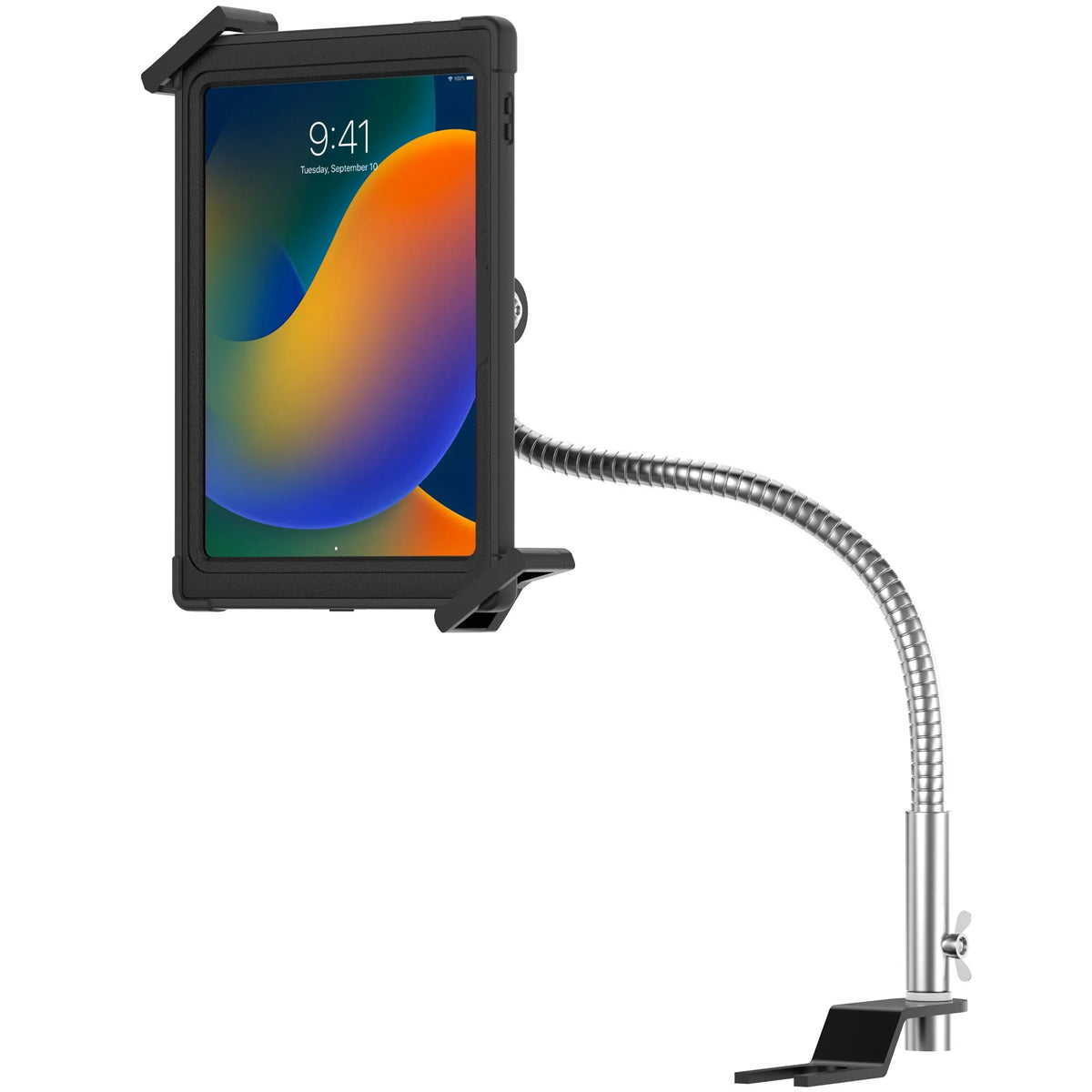 Quick-Release Security Gooseneck Car Mount for 7-14 Inch Tab