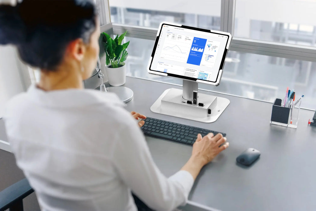Quick Release Security Kiosk With 4 USB 3.0 Hubs CTA DIGITAL