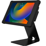 Quick Release Table Kiosk with Inductive Charging Case