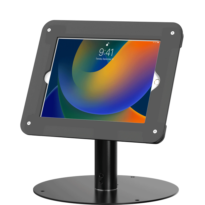 Rotating Desk Mount with Acrylic Security VESA Enclosure CTA DIGITAL