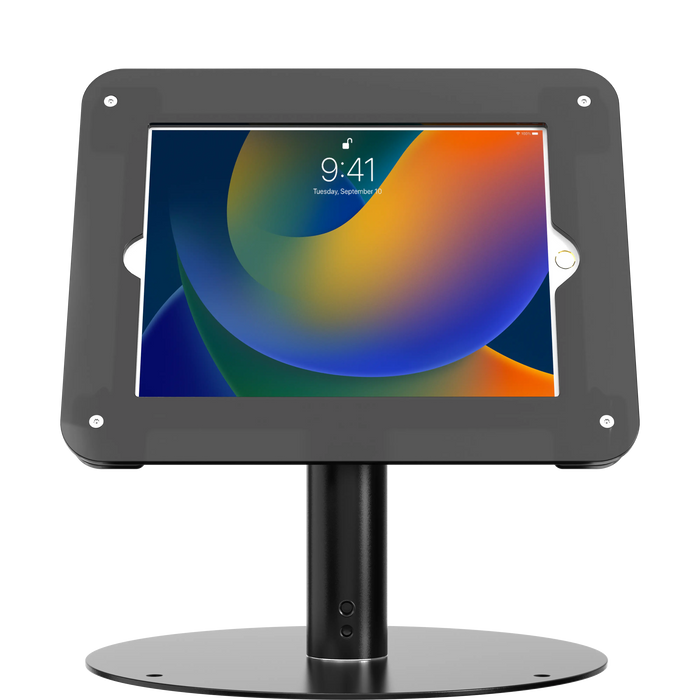 Rotating Desk Mount with Acrylic Security VESA Enclosure CTA DIGITAL