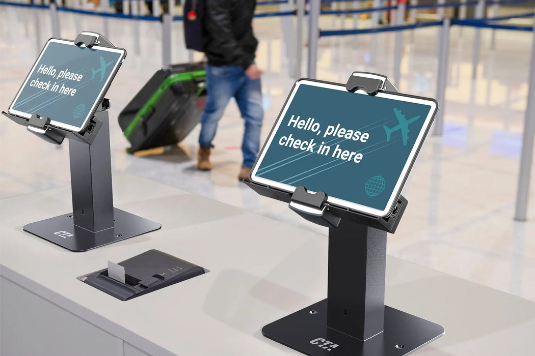 Rotating Sleek Desk Mount with Security Holder CTA DIGITAL