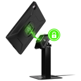 Rotating Sleek Desk Mount with VersaGuard Smart Lock Charging Dock and Case